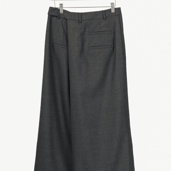 Tibi Adler Grey Multi Glenplaid Wrap Pant - Picture 3 of 10